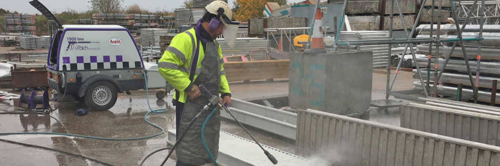 Application of High Pressure Cleaning in Construction Sites