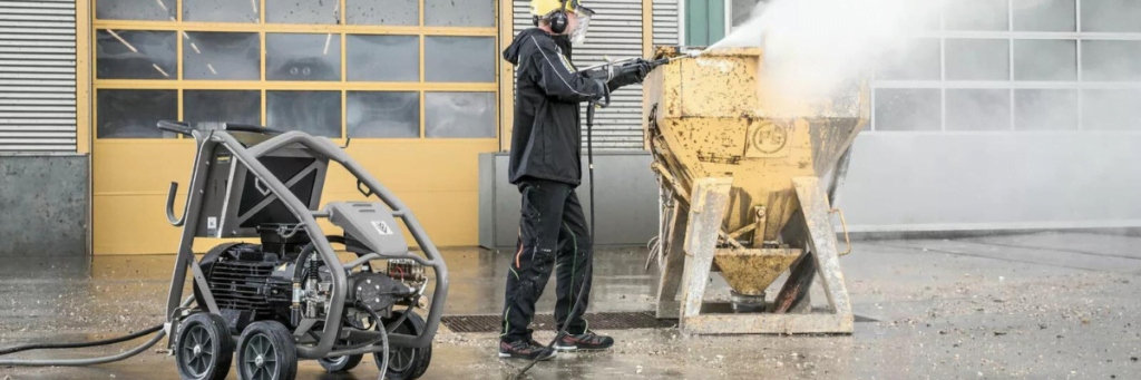 Application of High Pressure Cleaning in Iron and Steel Plant