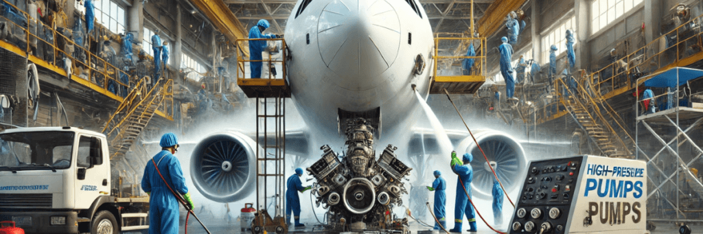 Aircrafts and Jet Maintenance and High Pressure Pumps