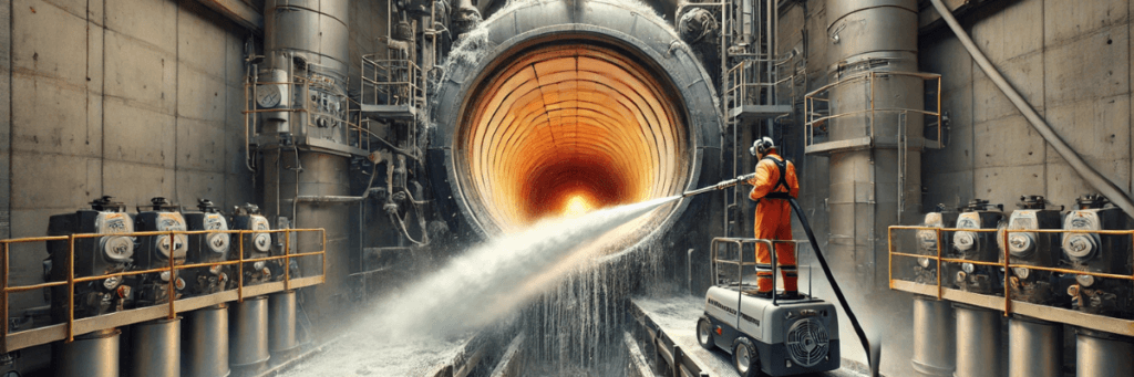 Why a Kiln Should Be Cleaned Periodically with a High-Pressure Pump