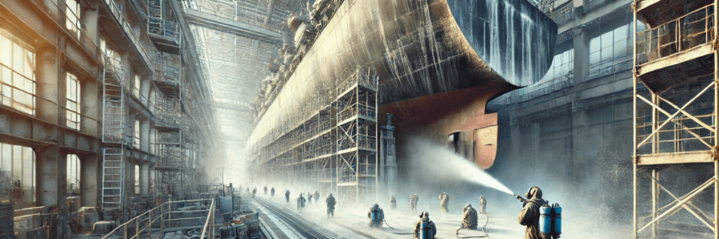 Paint Removal Process in Ships