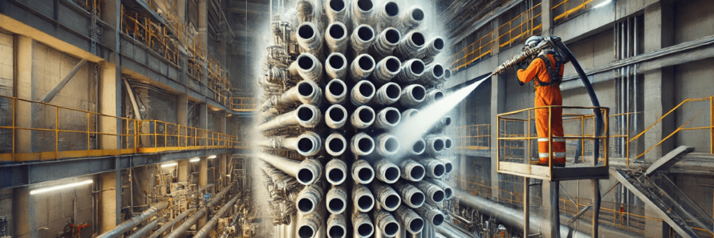 How High-Pressure Tube Bundle Cleaning is Carried Out