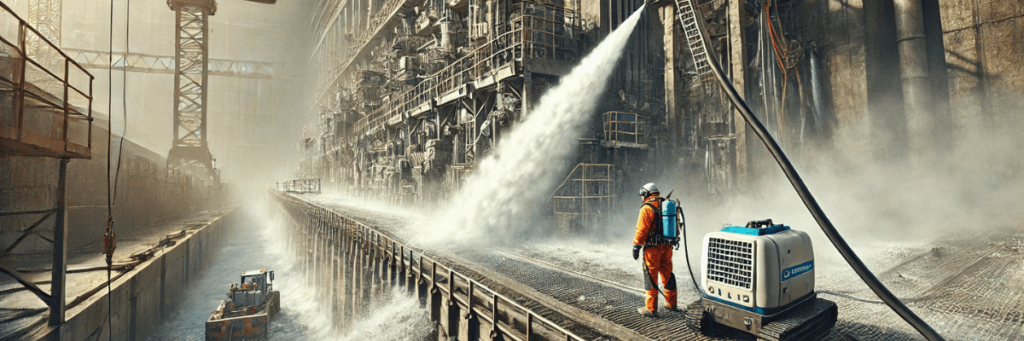 How High-Pressure Pumps Aid in the Removal of Chloride from Concrete