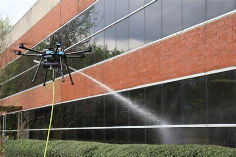 High Pressure Drone for Building Washing
