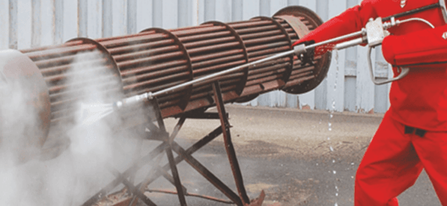 High-Pressure Water Jetting Units for Descaling