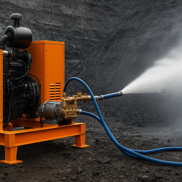High-Pressure Water Jetting Units for Mining