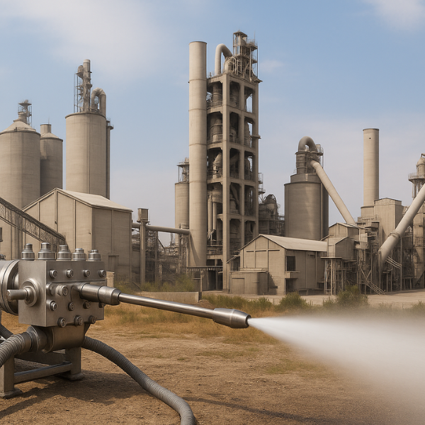 Water Jetting System for Cement Plants