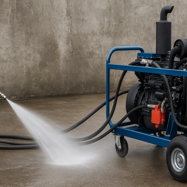 High Pressure Diesel Water Jet System