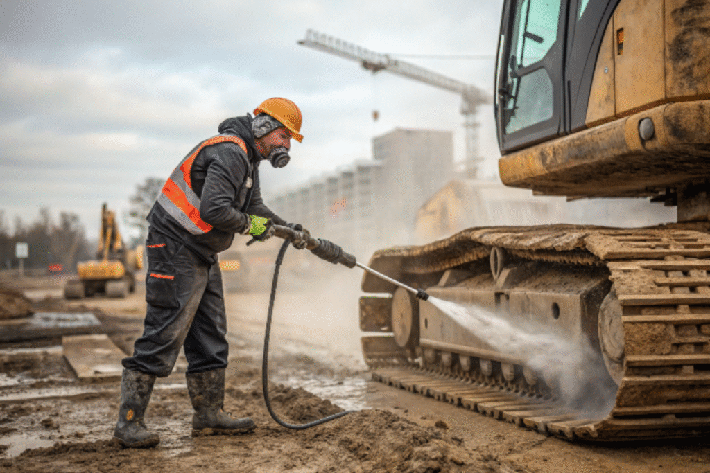 Heavy-Duty Pumps for JCB, Truck & Earthmover Cleaning