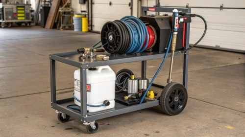 Pressure Cleaner Trolley Mounted System